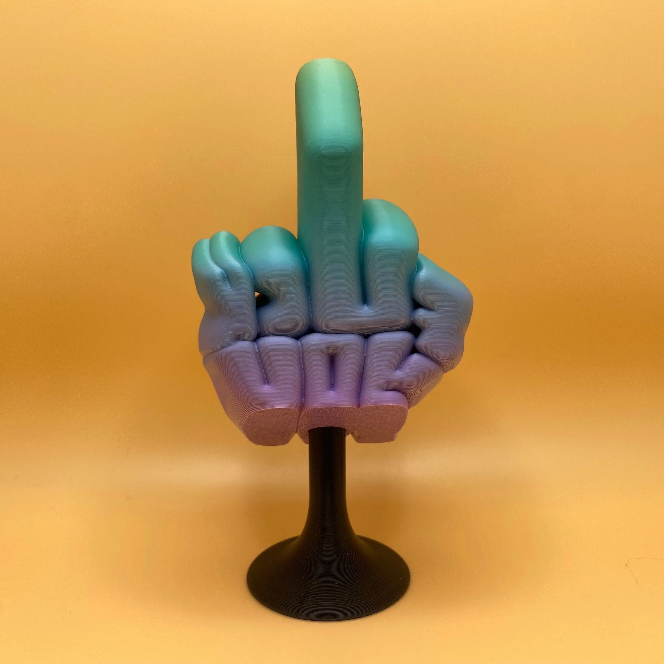 F**k You Middle Finger Desk Decor