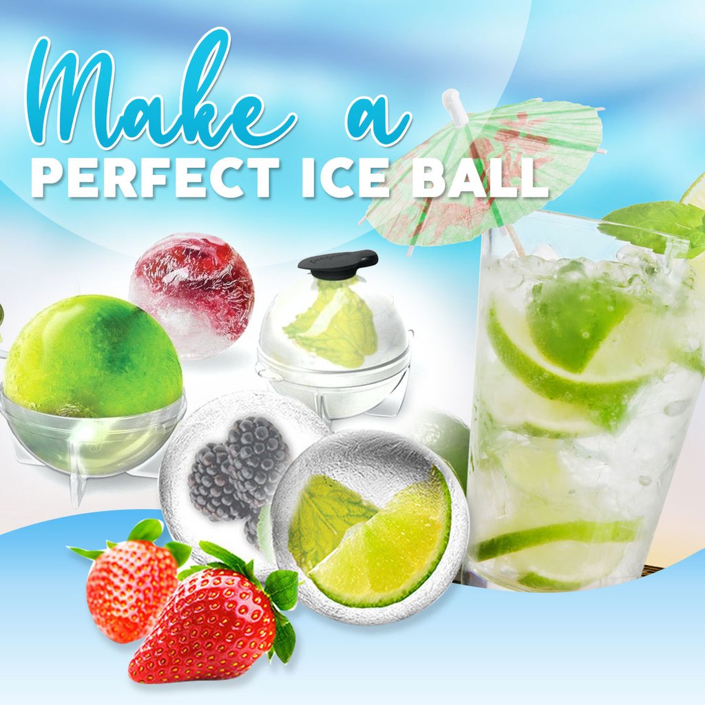 (Last Day Promotion - 50% OFF) 4-Hole Ice Ball Maker, BUY 5 GET 3 FREE & FREE SHIPPING