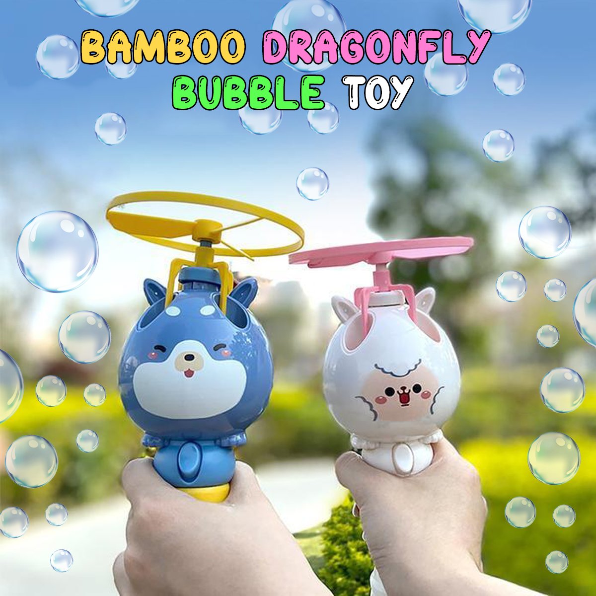 Bamboo Dragonfly Bubble Toy(BUY 3 FREE SHIPPING)