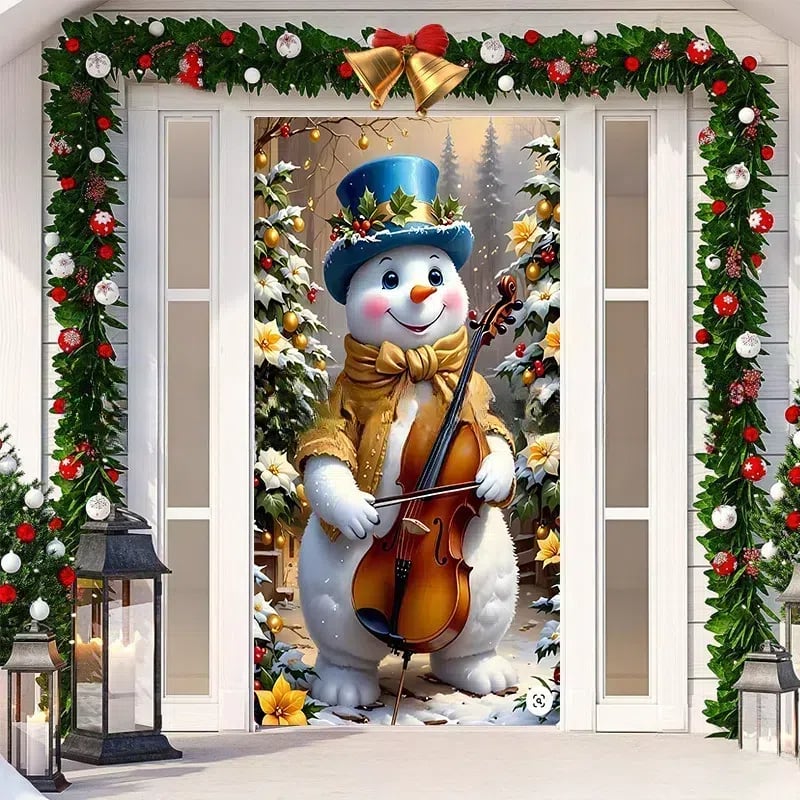 🌟Last day to get 49% off🌟2025 Christmas and Halloween front door decoration