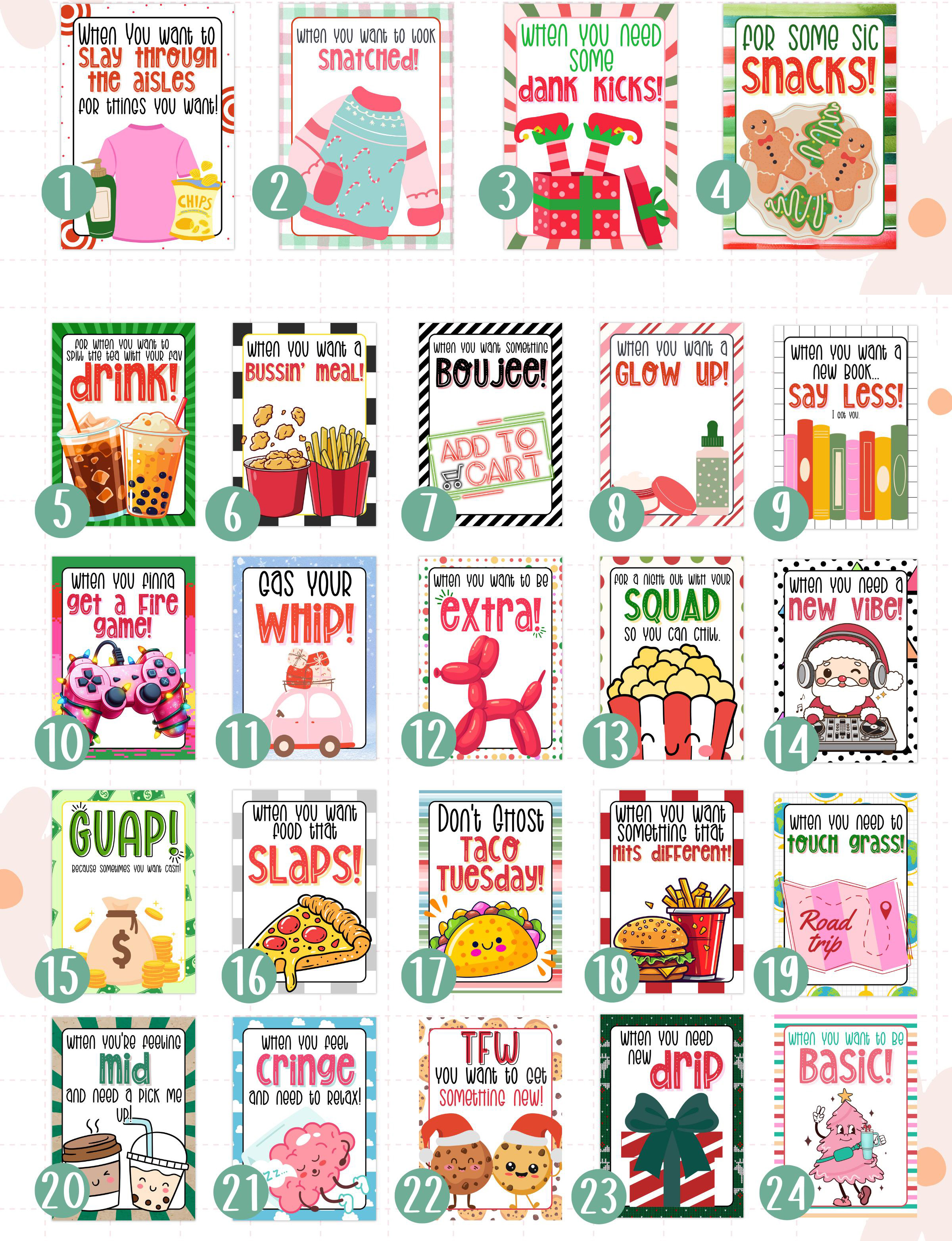 🎄Christmas Gift Card Book-🎅Santa's Fantastic Plan🎁