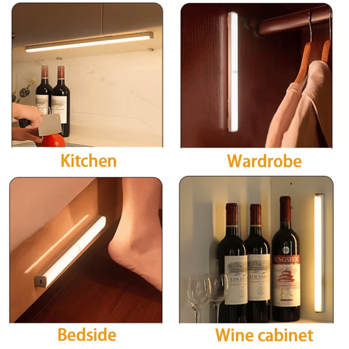 🔥Last Day Promotion 50% OFF🔥Punch-free Smart Sensor Magnetic Rechargeable LED Lights