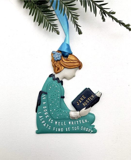 Book Lovers Heart Ornament