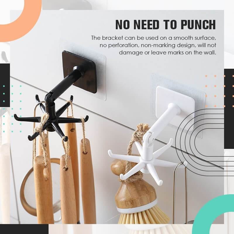 (🔥Hot Sale - Save 49% OFF)360° Rotating Folding Hook, Buy 3 Get 1 Free