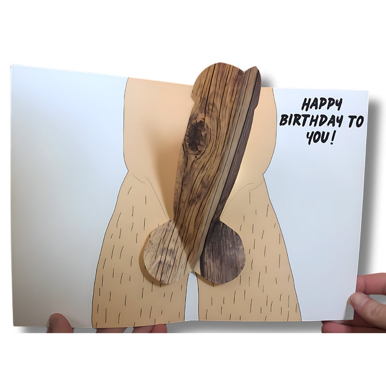 😂Hilarious Pop Up Dick Birthday Card Gift