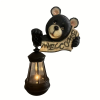 🔥Last Day Promotion - 70% OFF🎁🐻🐻Solar Powered Enchanting Black Bear Welcome Light