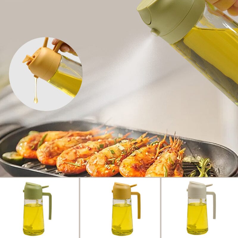 🔥(Last Day Promotion - 50% OFF) 2-in-1 Glass Oil Sprayer and Dispenser, BUY 2 FREE SHIPPING