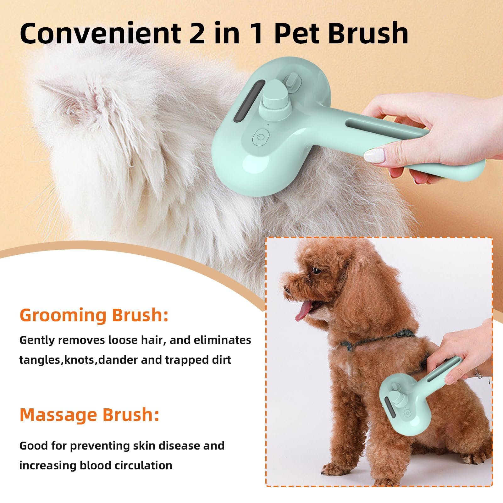 ✨Last Day 70% OFF💥Pet Spray Hair Removal Comb