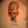 Hyper-realistic Human Skull Night Light