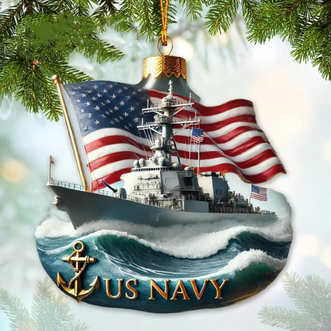 Military Themed Christmas Ornament