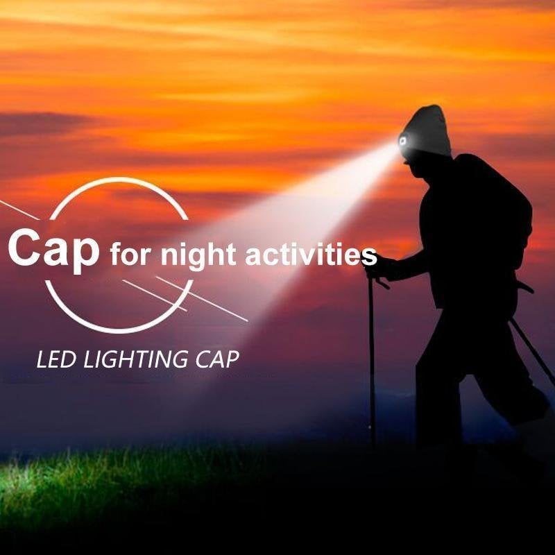 LED Beanie Light (USB Rechargeable Caps)