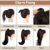💜 LAST DAY PROMOTION - 50%OFF💜Curly Wavy Frizzy Hair Extension with Ponytail