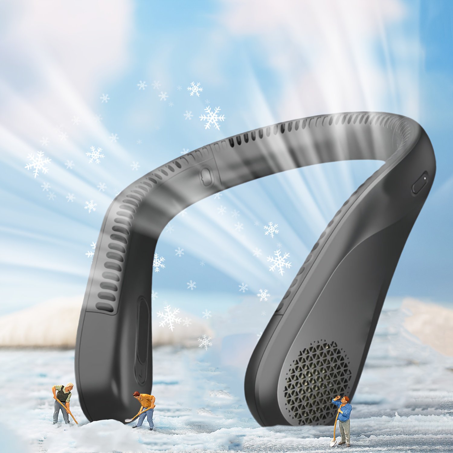 🎁TikTok Last Day Sale - 70% OFF💨Rechargeable Portable Neck Fan