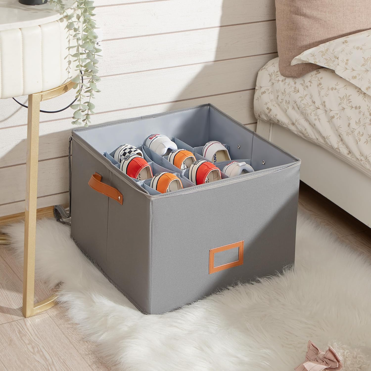 Last Day Sale -50% OFF🎉Fabric Shoe Organizer Storage Box