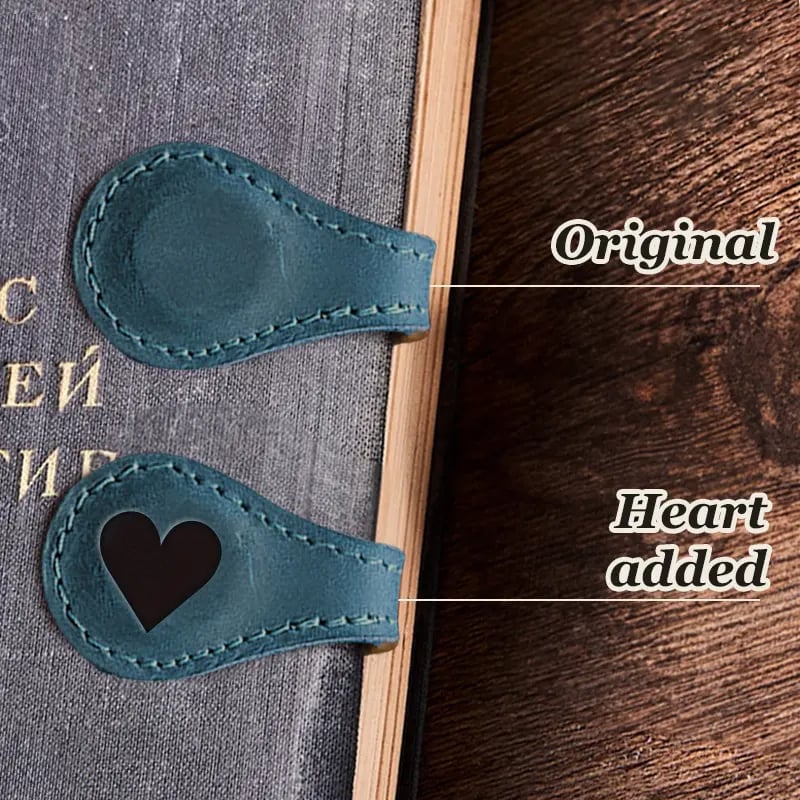 Last Day Promotion 70% OFF - 🔥Personalized Magnetic Leather Bookmark