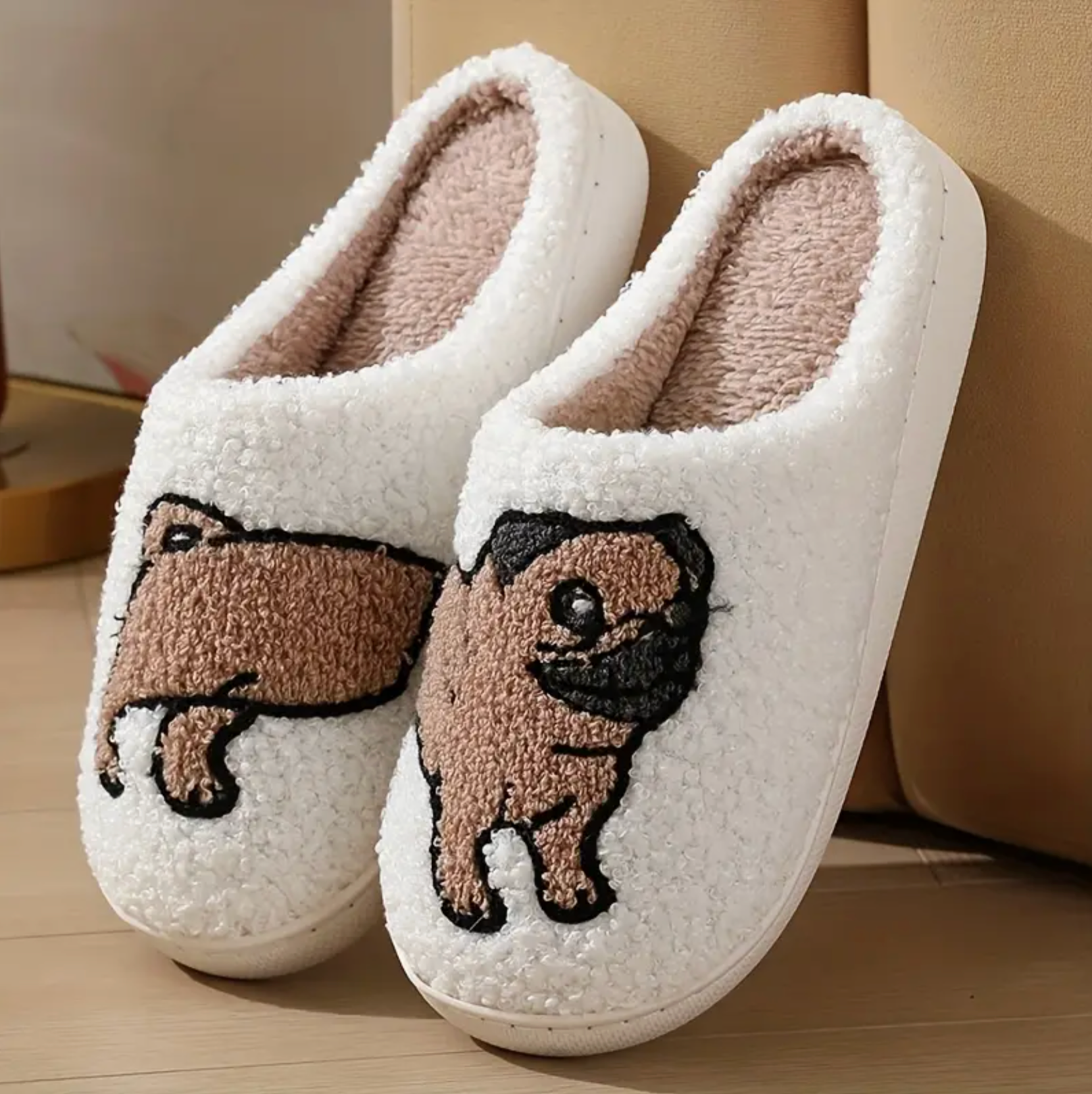 Pug Lover's Cozy Slippers 🐾