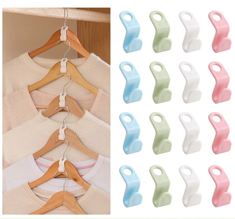 🔥Last Day Promotion 70% OFF🔥Space-Saving Clothes Hanger Connector Hooks⚡Buy 5 Get 5 Free