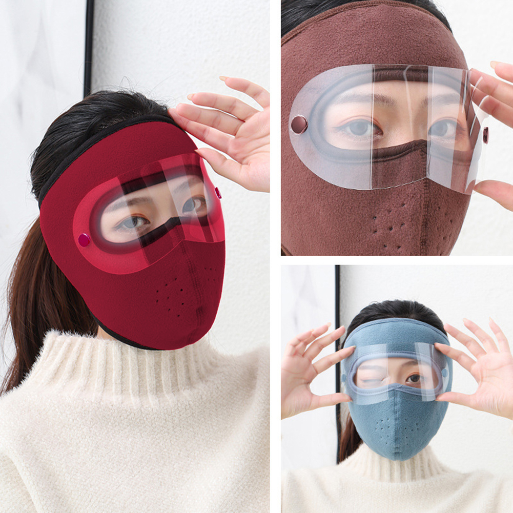(🎅EARLY CHRISTMAS SALE-49% OFF)Wind-proof  Face Cover With Clear Goggles - Buy 2 Get Free Shipping