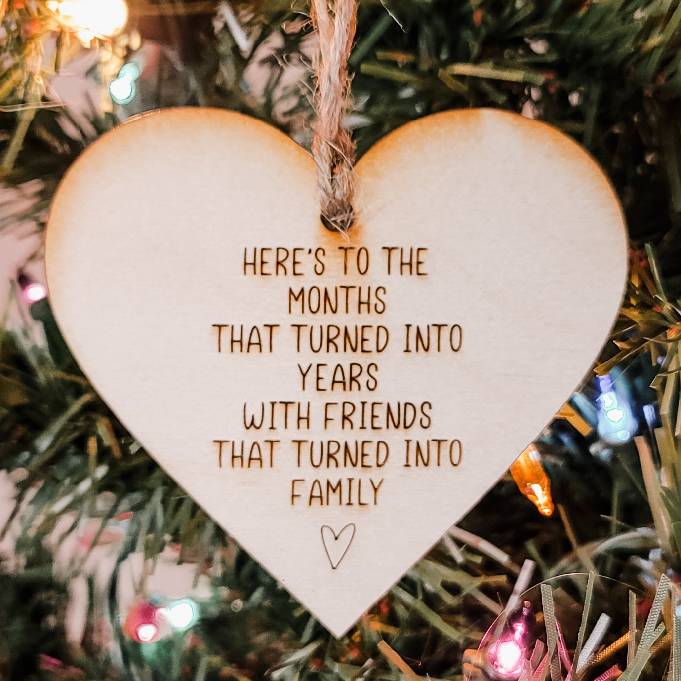 🎁Friendship Ornament | Friends That Turned Into Family Gift