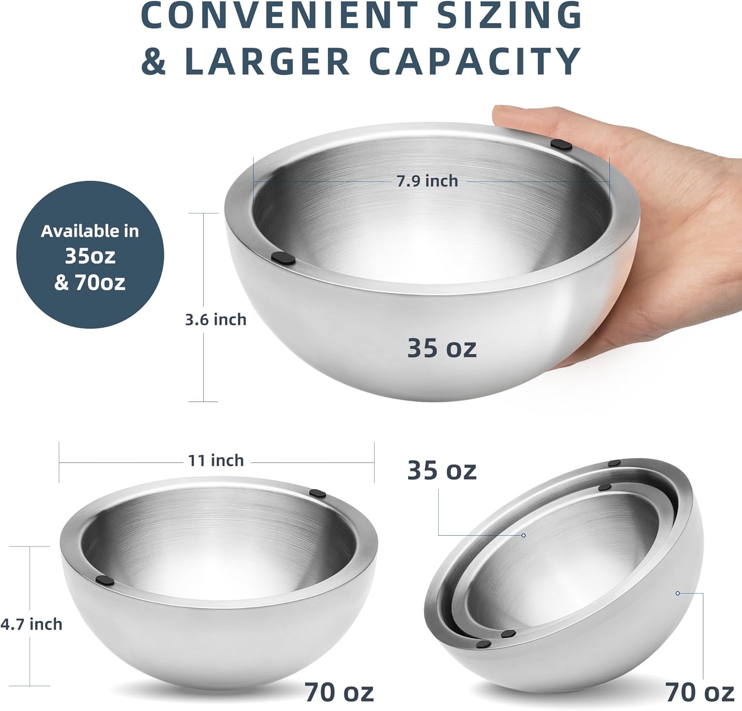 🔥❄️Stainless Steel Insulated Bowl - Hot or Cold