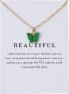 Colorful Acrylic Butterfly Pendant Necklace Bohemian Adjustable Retro Card Clavicle Chain Insect Animal Necklace for Women Girl Teen Friend Friendship Party Jewelry Gift