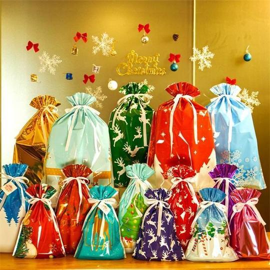 (🌲EARLY CHRISTMAS SALE - 50% OFF) Drawstring Christmas Gift Bags, 🔥Buy 5 Get 5 Free & Free Shipping(100 PCS)