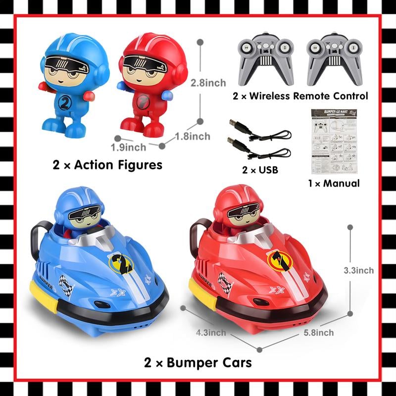 ✨LAST DAY SALE 49% OFF🔥 Remote Control Bumper Cars