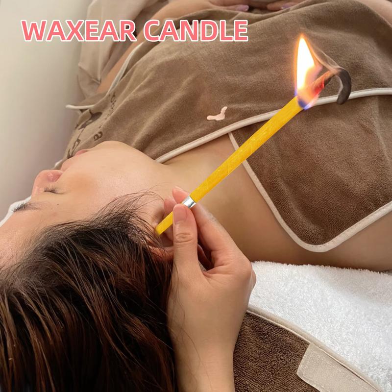 Ear Candle Set (16 Pcs) 🕯️ – Natural Paraffin in 8 Calming Scents for Relaxation & Stress Relief