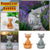 (🌲Last Day Promotion - 49% OFF) Happy Buddha Cat Figurine--Buy 3 Free Shipping