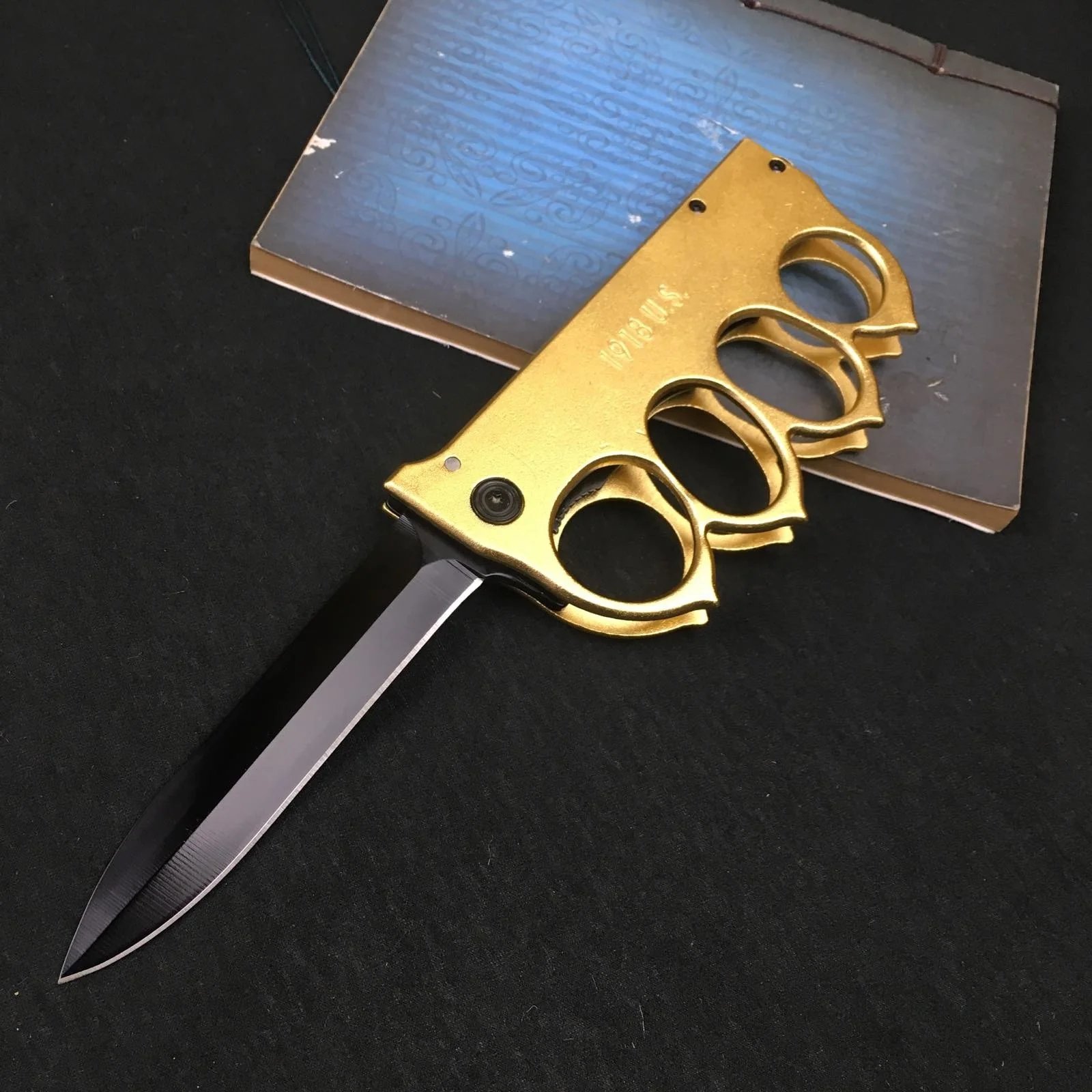 US 1918 Trench Brass Knuckle OTF
