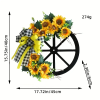 🌻Sunflower bow & Watering can Wreath🌺