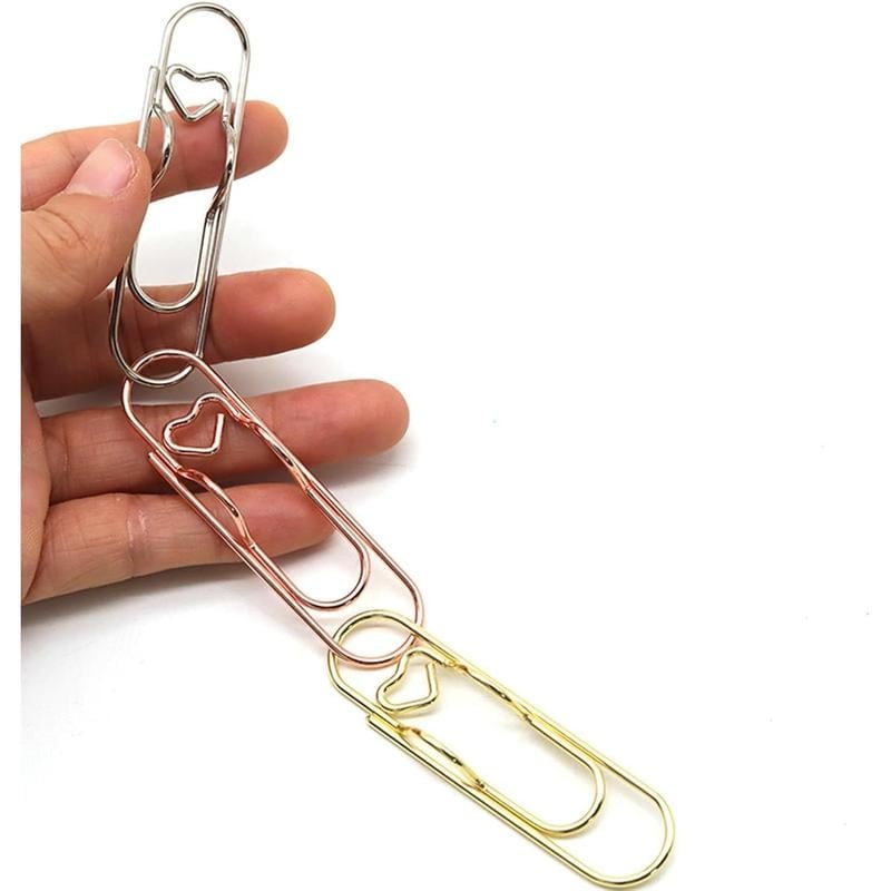 🎁TikTok Last Day Sale - 70% OFF🔥Heart Shaped Metal Pen Clip