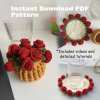 🌹100% Handmade Rose Coaster and Flower Basket Crochet