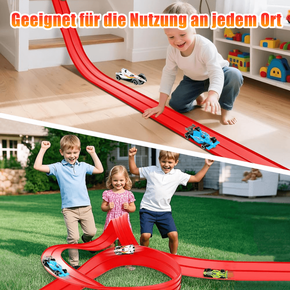 🔥Letzter Tag Verkauf 49% Rabatt🎁 Weihnachten 2025 Überraschungsgeschenk: DIY flexibles Rennbahn-Spielzeug 🚗