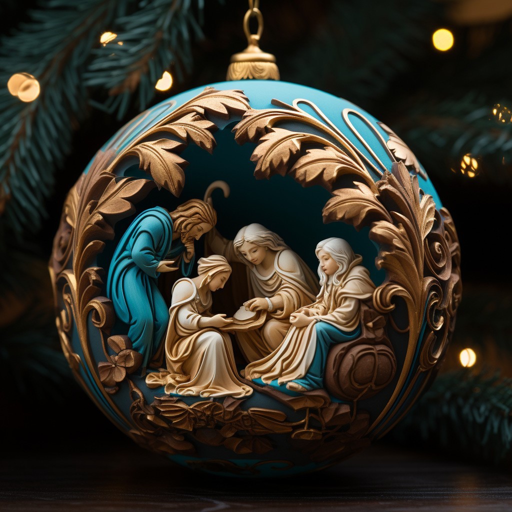 (🌲Early Christmas Sale- 50% OFF) Nativity Christmas ornament