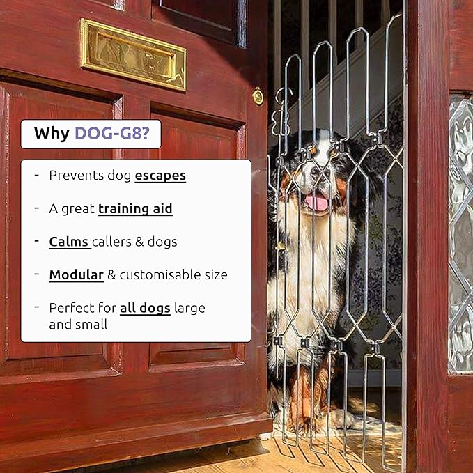 Retractable Dog Gate for Front Doors