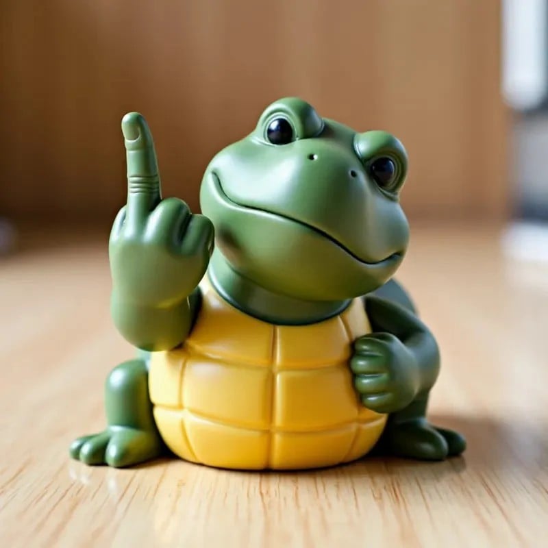 Rebel Turtle Desk Ornament 🐢