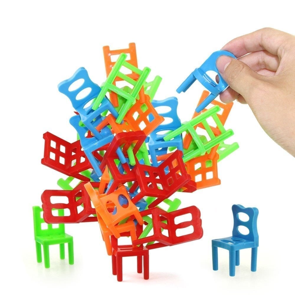 (🎄Early Christmas Sale - 50% OFF) 🔥Chairs Stacking Tower Balancing Game - 🚚Buy 2 Get Free Shipping