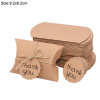 10/20pcs Travel Suitcase Candy Box Kraft Paper