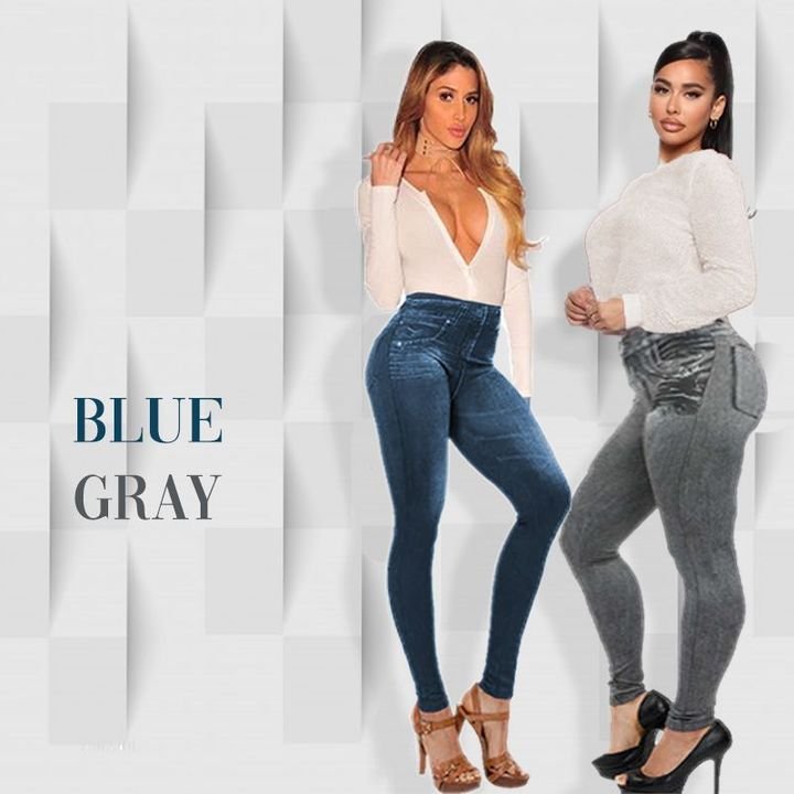 🔥LAST DAY 50% OFF🔥MARGOT PERFECT SKINNY FIT STRETCH PULL ON PUSH UP PLUS SIZE DENIM JEANS LEGGINGS