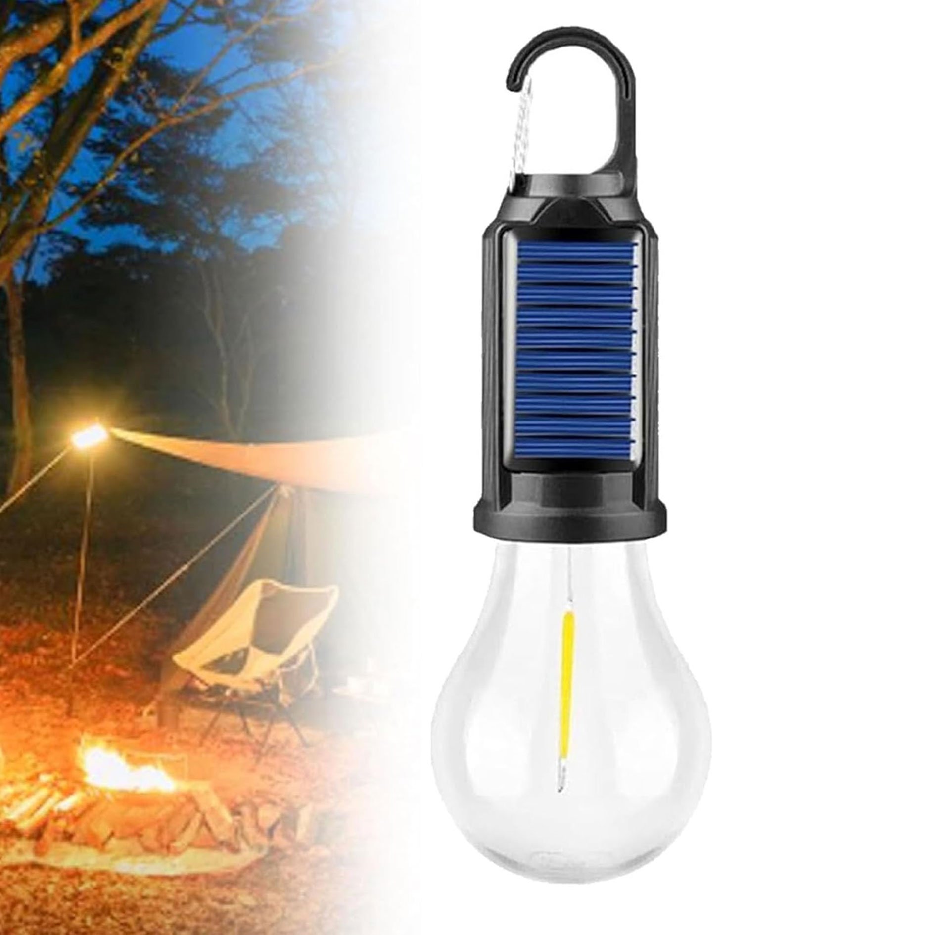 Letzter Aktionstag!🔥Vintage Solar-Campinglampe