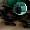 🎄LED Cone - Shaped Festival Clip - Candle Included