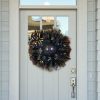 LED Black Cat Halloween Wreath for Front Door(Sold Out Soon)