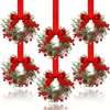 🎁 Letzter Tag 50 % RABATT🎁 Mini-Weihnachtskränze für Schränke – Maximaler Weihnachtszauber