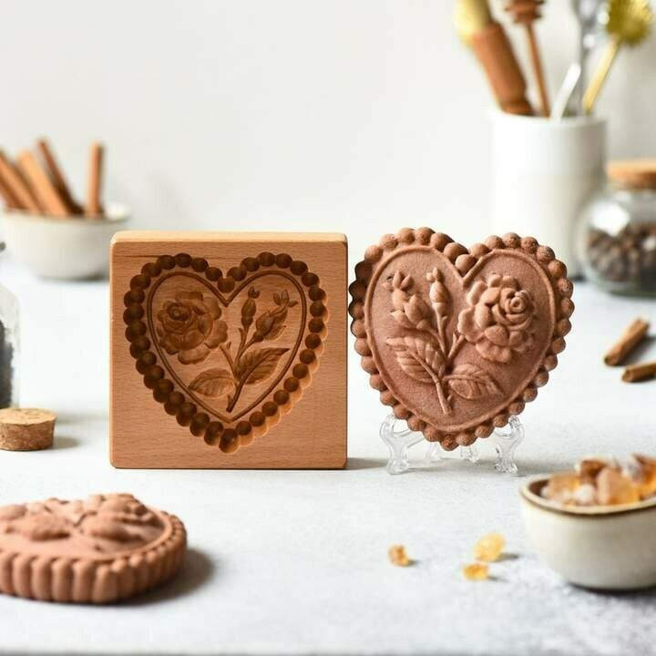 Carved Wooden Pryanik Mold- Gingerbread Cookie Mold💖Buy 3 Get Extra 10% OFF