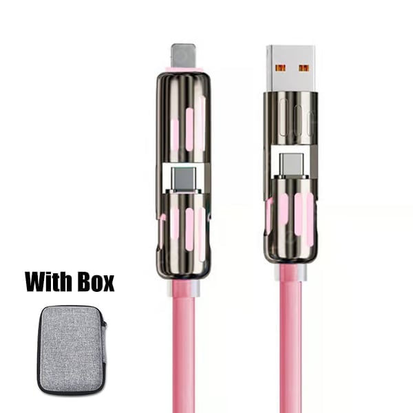 🔥Last Day 49% OFF🔥 4-in-1 USB Charging Cable fast charging (With Box)