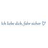 ✨1 KAUFEN, 1 GRATIS💓 „Ich liebe dich, fahr vorsichtig“-Aufkleber (4 Stück)
