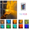 16 Color Crystal Table Lamp LED Dynamic Water Ripple Projector Night Light