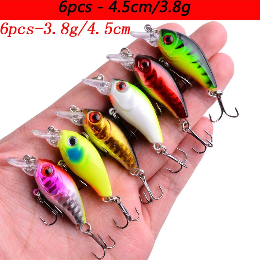 🎣 Summer Sale-50% OFF🐠Mixed Minnow Fishing Lure Set