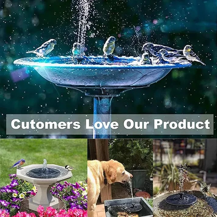 😍Only Today 50% OFF⏰Solar Powered Water Fountain